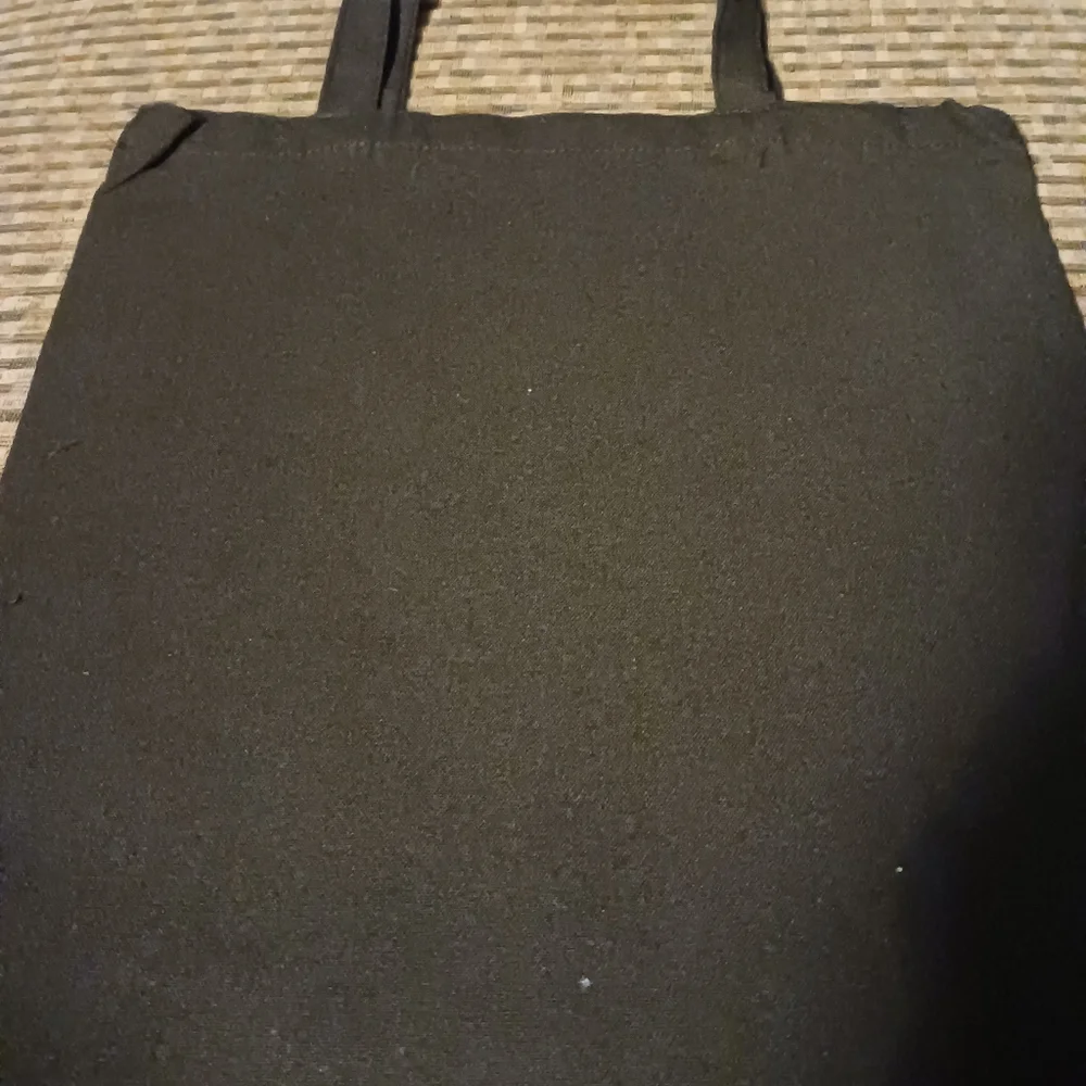 Black Cat Tote Bag with Cute Kittens